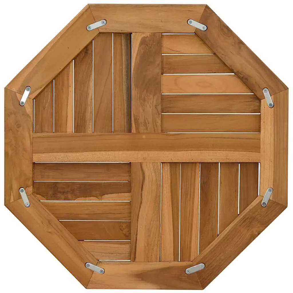 Solid Teak Octagonal Table Top 60x60cm for Gardens