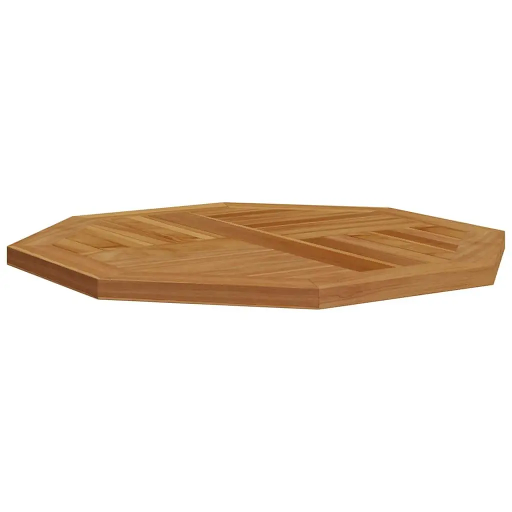 Solid Teak Octagonal Table Top 60x60cm for Gardens