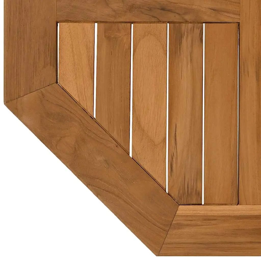Solid Teak Octagonal Table Top 60x60cm for Gardens
