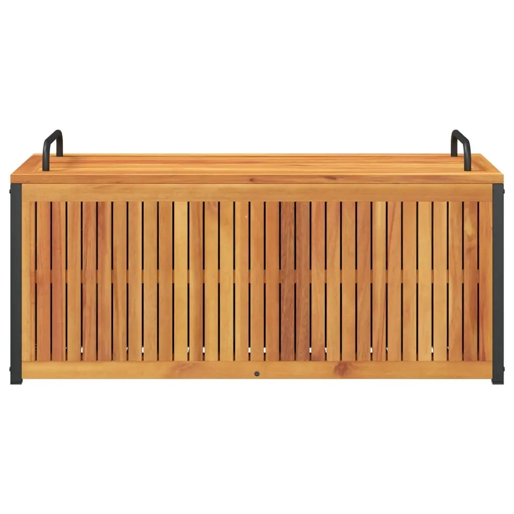 Acacia Wood Outdoor Cushion Storage Box 110x45x42/53cm