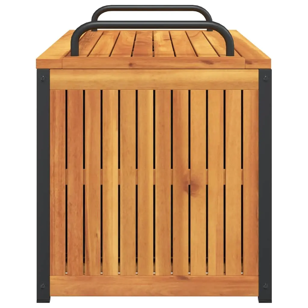Acacia Wood Outdoor Cushion Storage Box 110x45x42/53cm