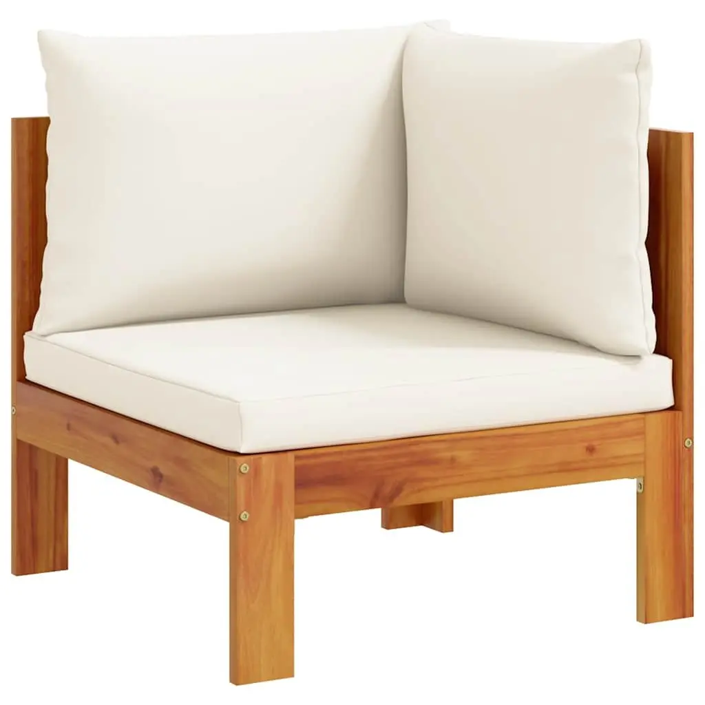 Garden Corner Sofa with Cushions Outdoor Sectional Lounge Patio Seating