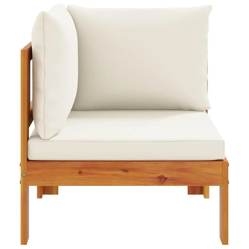 Garden Corner Sofa with Cushions Outdoor Sectional Lounge Patio Seating
