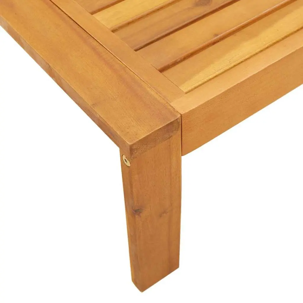 Wooden 2-Piece Outdoor Sectional Sofa Set