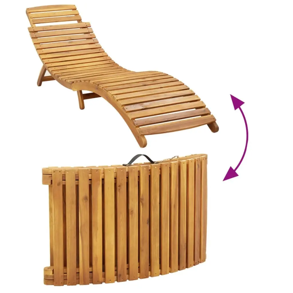Sun Lounger Outdoor Lounge Chair Garden Patio Poolside Furniture with Cushion
