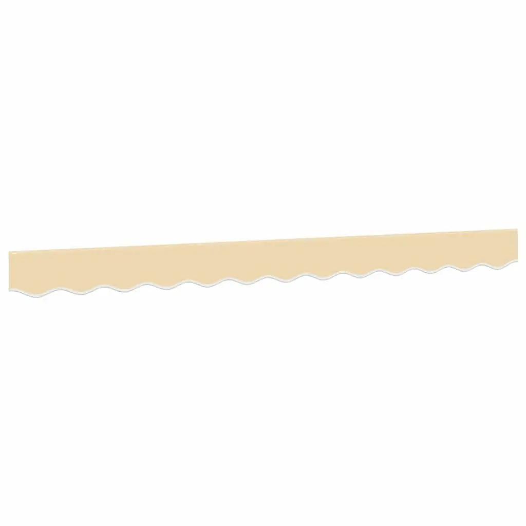 Cream Stripe Replacement Awning Valance Fabric 3m
