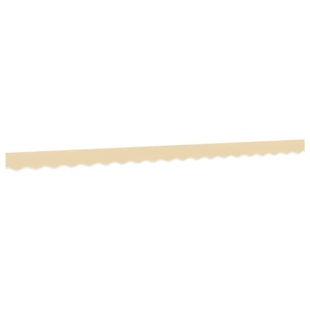 Cream Stripe Awning Valance Fabric 4m UV Resistant