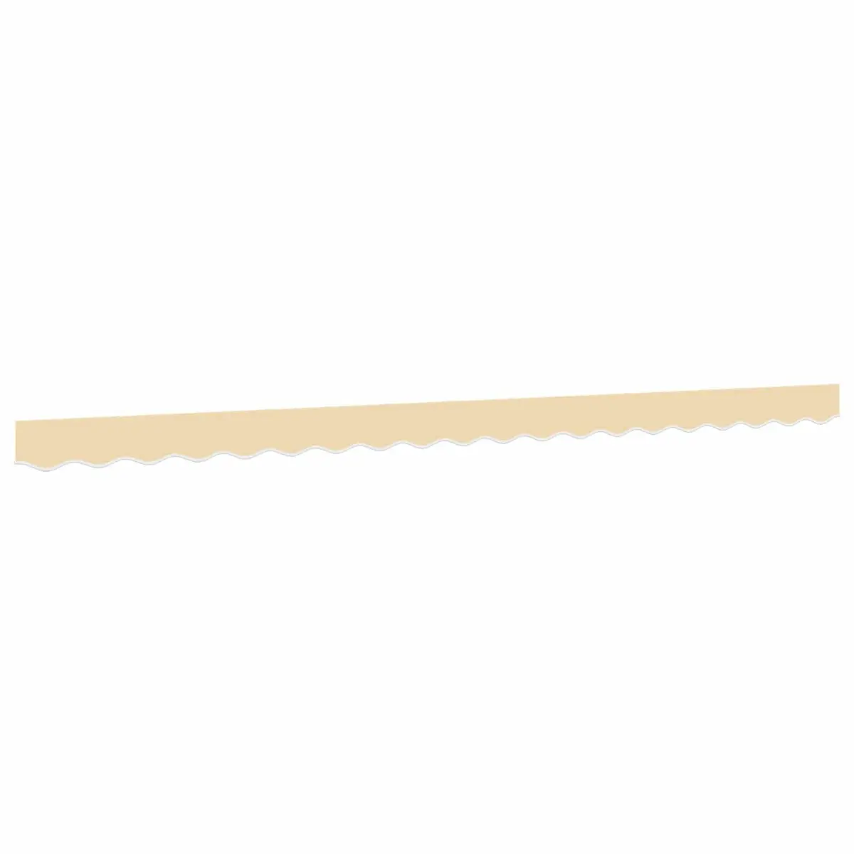 Cream Stripe Awning Valance Fabric 4m UV Resistant