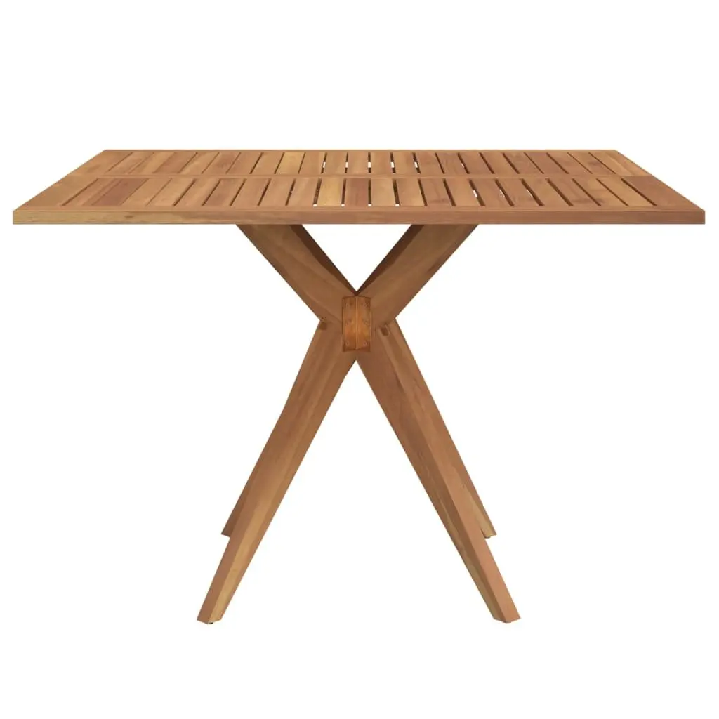 Solid Wood Garden Table 110x110x75cm