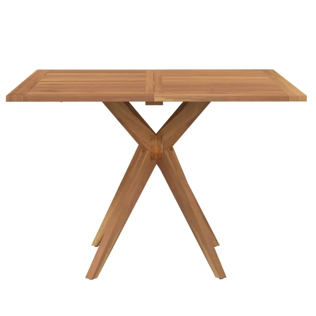 Solid Wood Garden Table 110x110x75cm