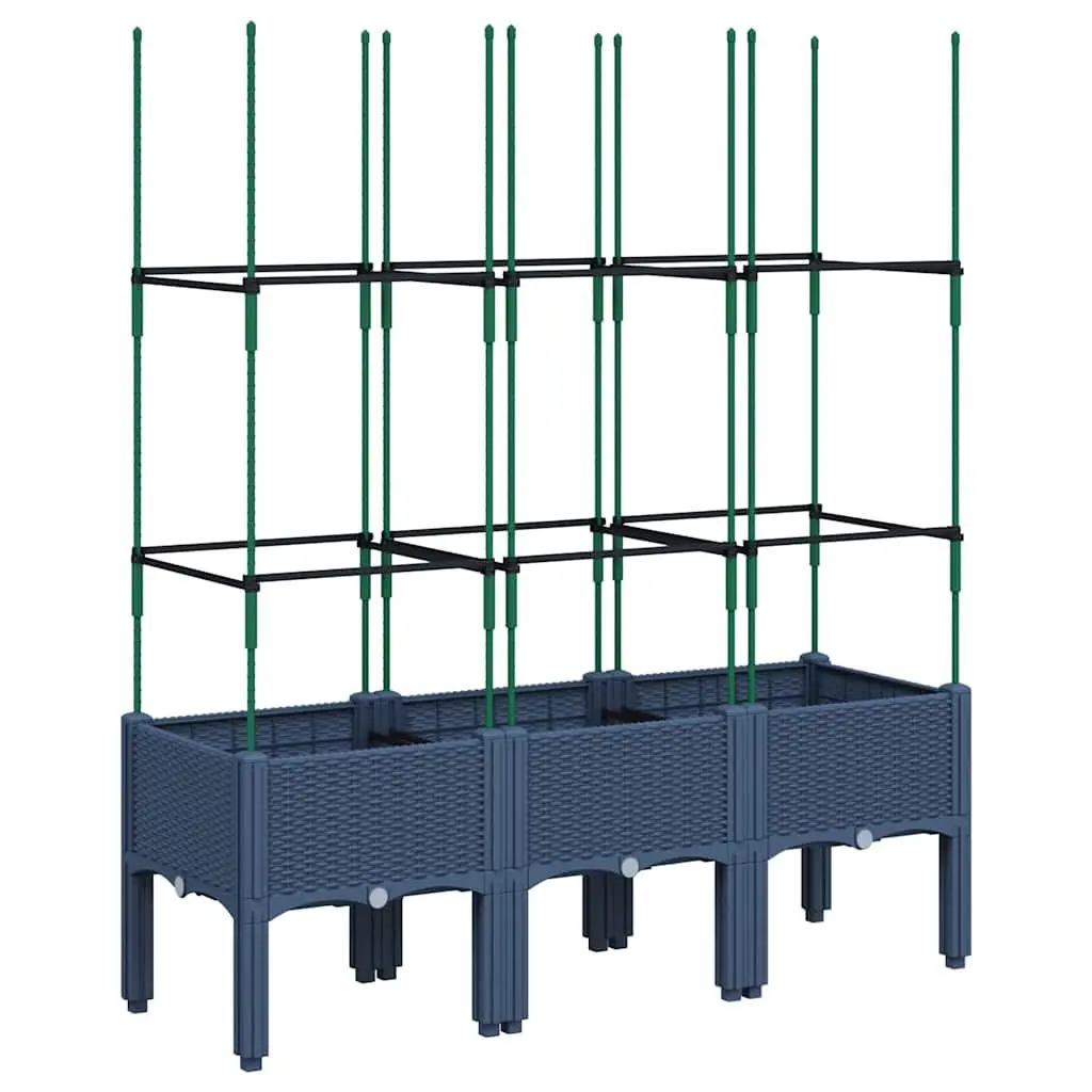 Garden Planter with Trellis for Climbing Plants