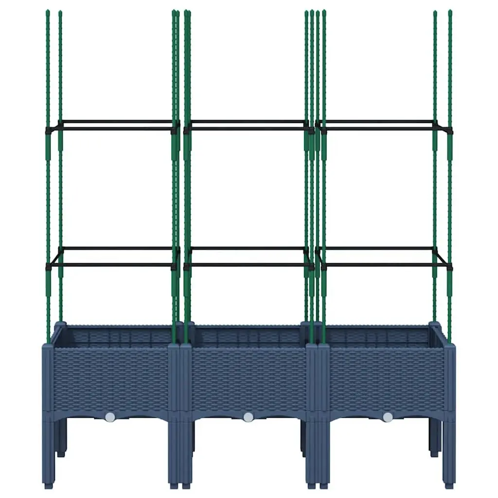 Garden Planter with Trellis for Climbing Plants