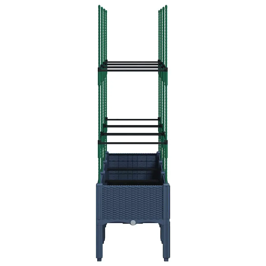 Garden Planter with Trellis for Climbing Plants