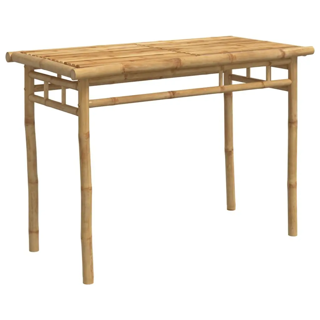 Bamboo Outdoor Dining Table 110x55x75cm Brown