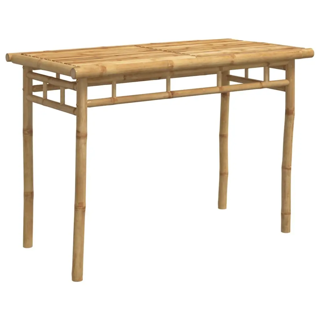 Bamboo Outdoor Dining Table 110x55x75cm Brown