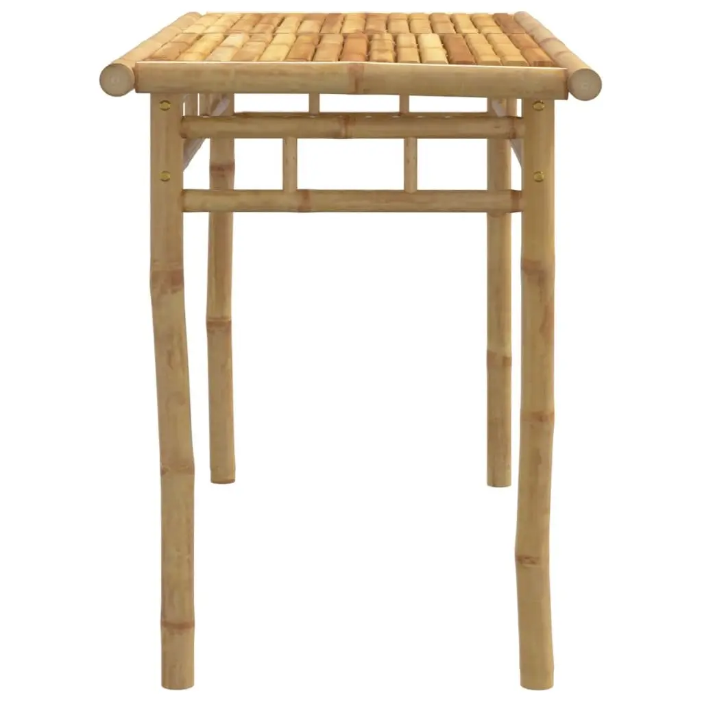 Bamboo Outdoor Dining Table 110x55x75cm Brown