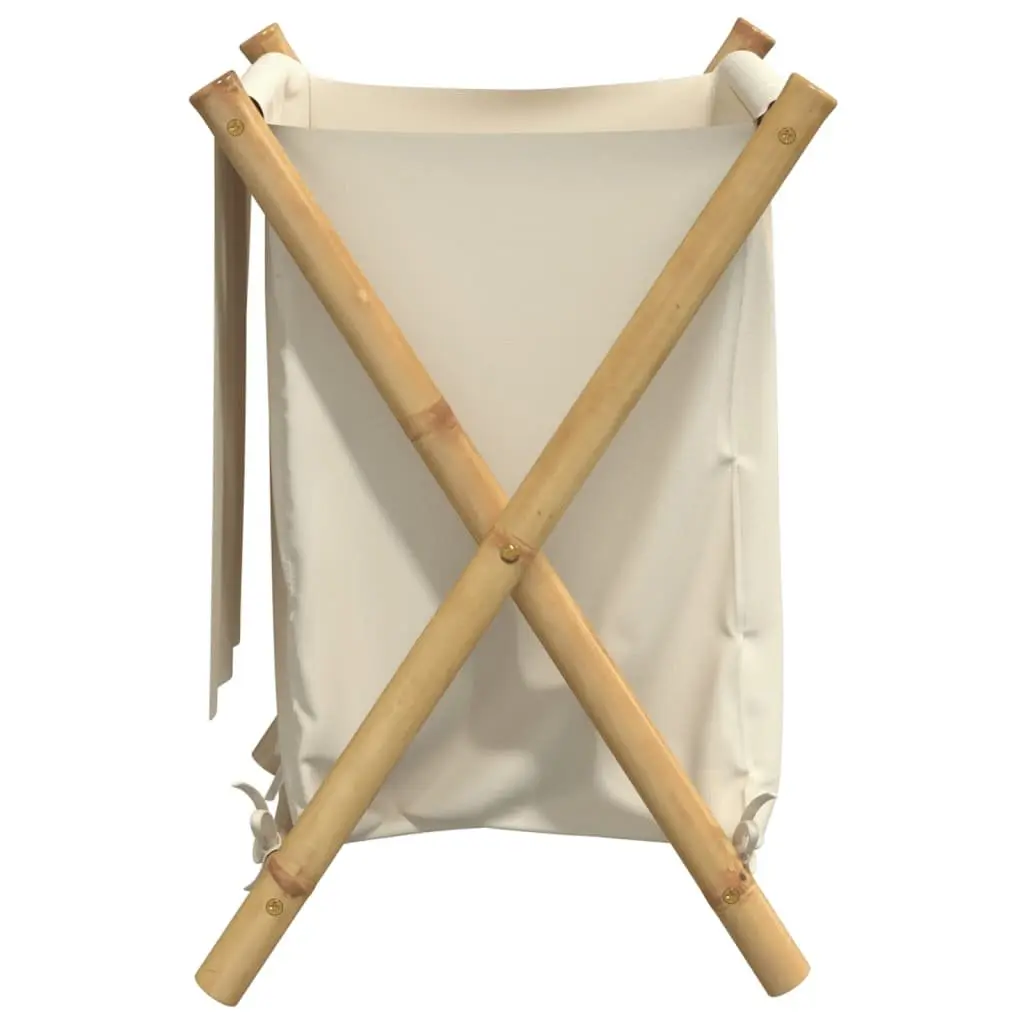 Laundry Basket Bamboo Foldable Storage Hamper Brown