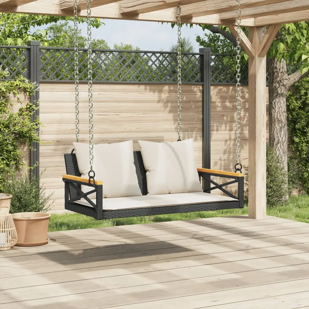 Swing Bench with Cushions for Outdoor Relaxation