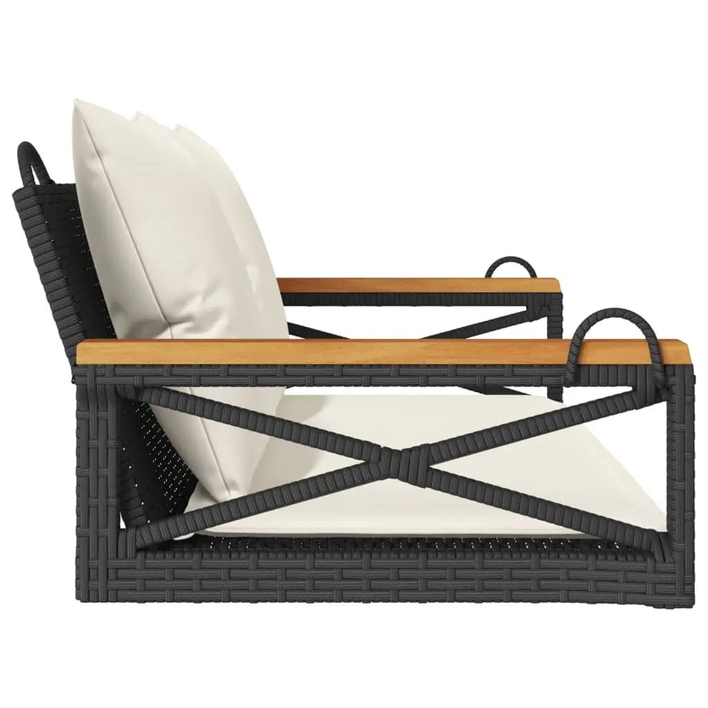 Swing Bench with Cushions for Outdoor Relaxation