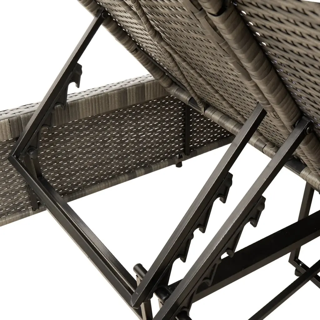 Double Sun Lounger with Adjustable Backrest