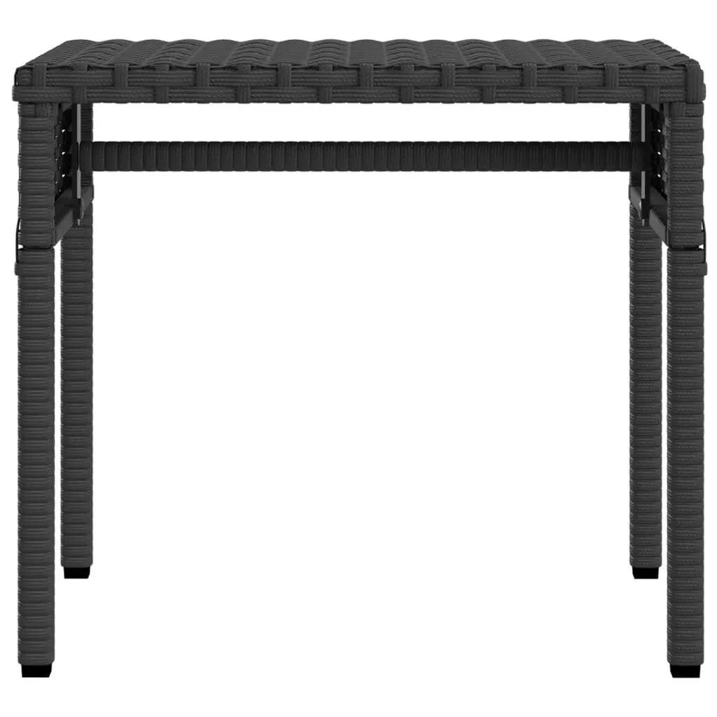 Adjustable Backrest Sun Lounger with Canopy and Table Outdoor