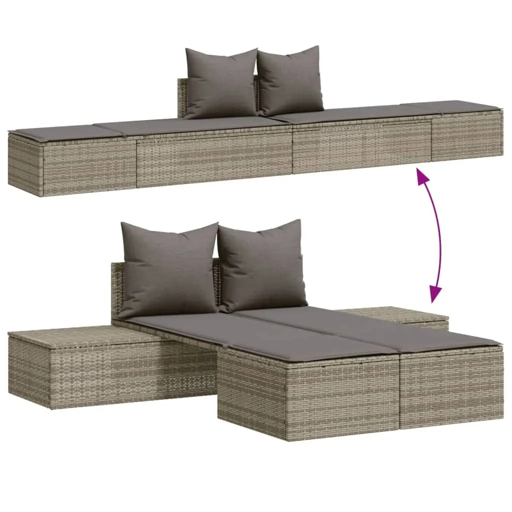 Double Sun Lounger for Outdoor Comfort