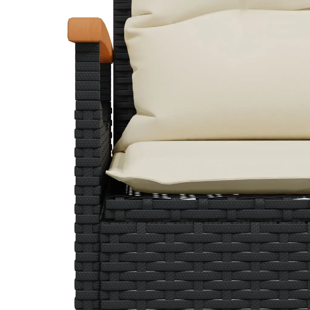 Garden Bench with Cushions for Outdoor Spaces