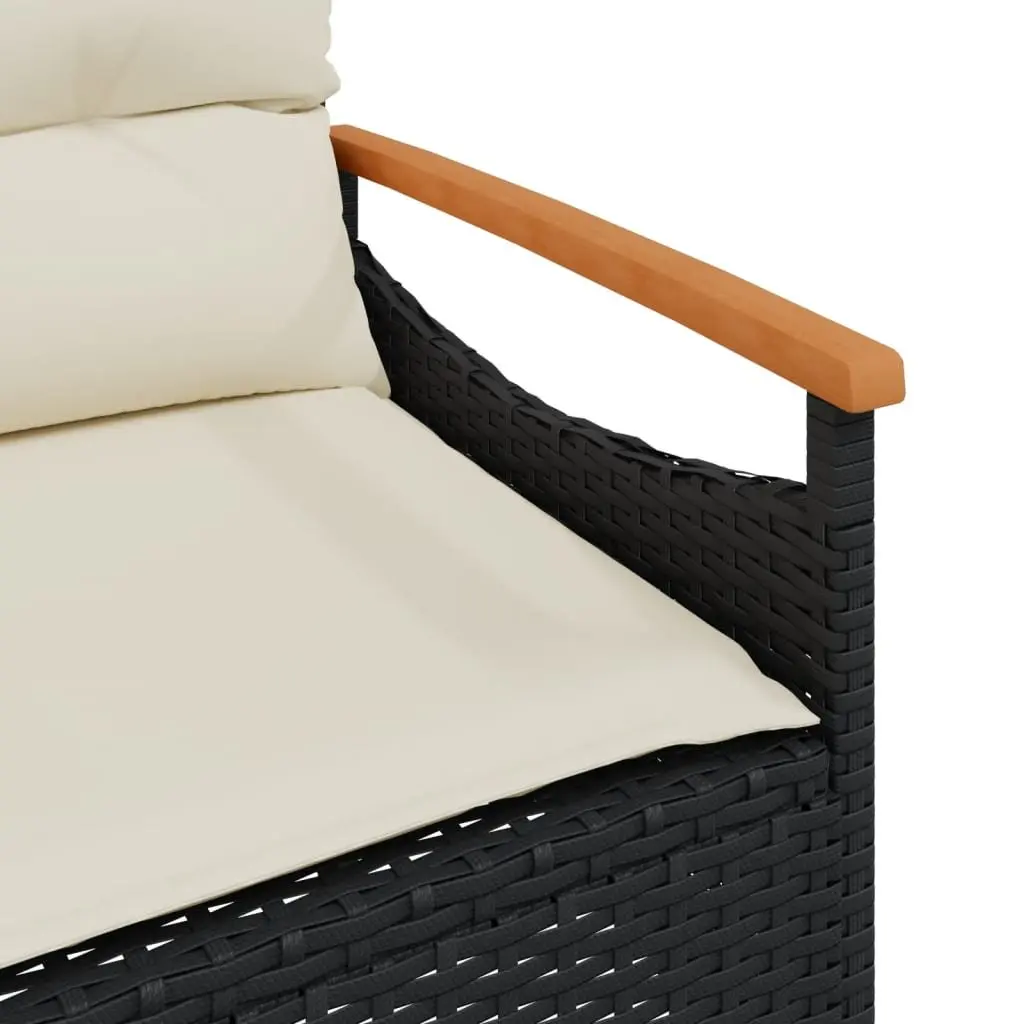 Garden Bench with Cushions for Outdoor Spaces