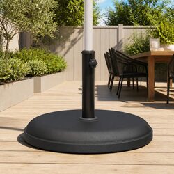 Heavy-Duty Round Parasol Base 25 kg for Umbrellas