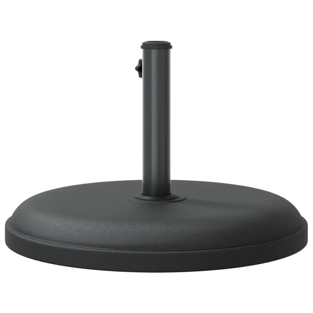 Parasol Base Concrete-filled Plastic 25 kg Black Ø32 Ø35 Ø38 mm Outdoor Garden