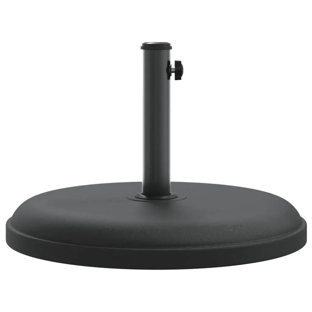 Parasol Base Concrete-filled Plastic 25 kg Black Ø32 Ø35 Ø38 mm Outdoor Garden