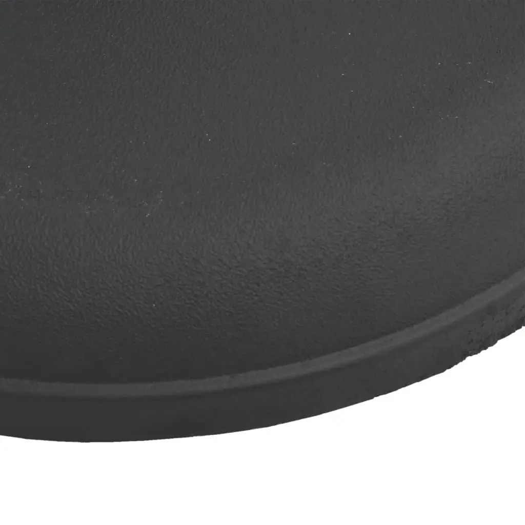 Parasol Base Concrete-filled Plastic 25 kg Black Ø32 Ø35 Ø38 mm Outdoor Garden
