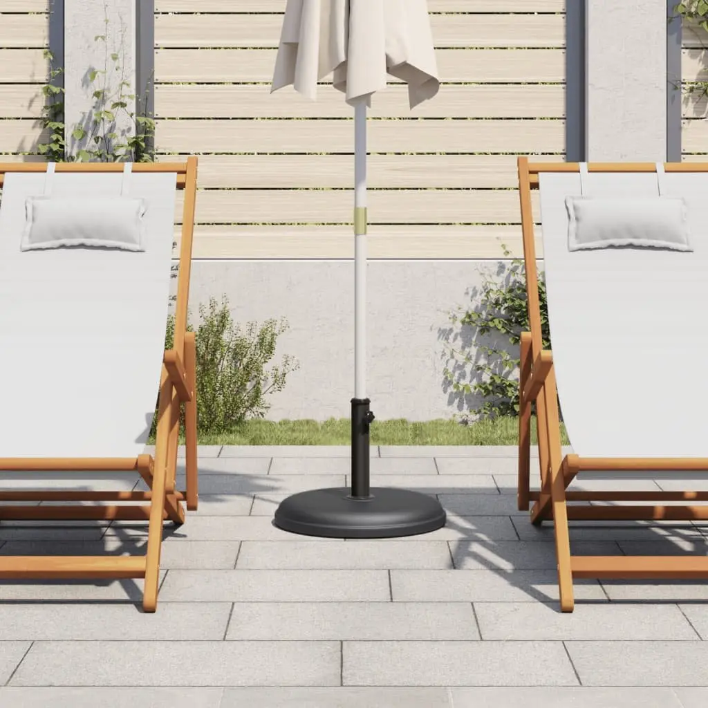 Black Round Parasol Base for Umbrellas