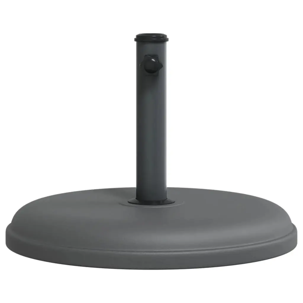 Grey Round Parasol Base for Stability