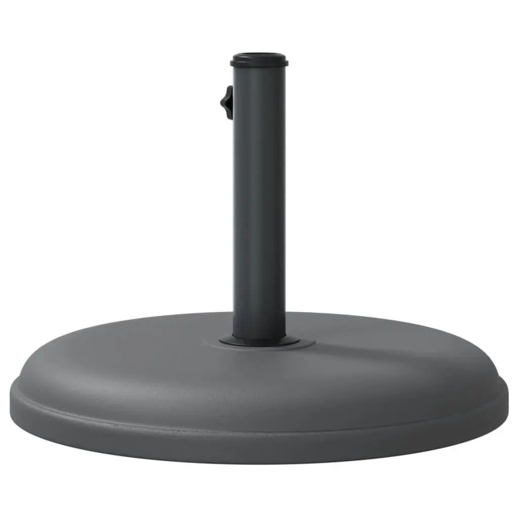 Grey Round Parasol Base for Stability
