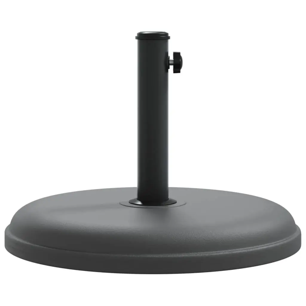 Grey Round Parasol Base for Stability