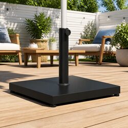 Durable Square Parasol Base for Outdoor Umbrellas