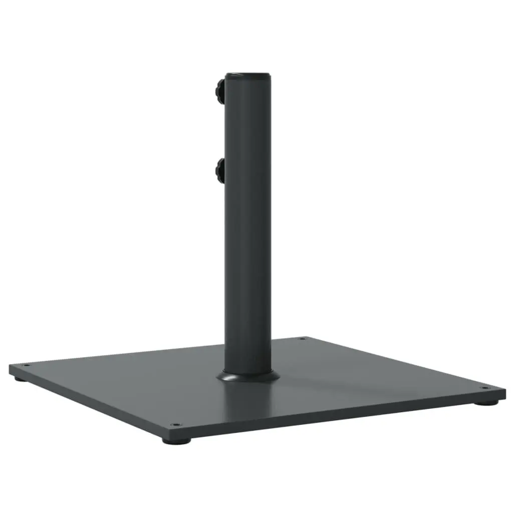 Grey Parasol Base with Pole Adapters