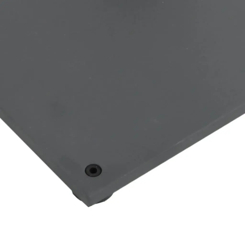 Grey Parasol Base with Pole Adapters