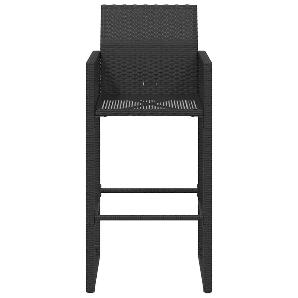 Outdoor Bar Stools Set of 2 with Armrests