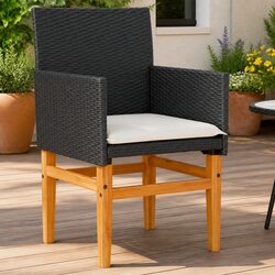 Durable Garden Chairs Set with Cushions for Outdoor Relaxation