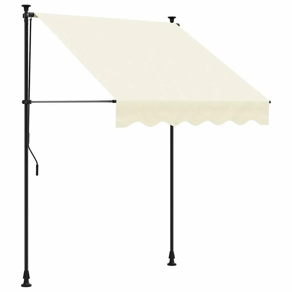 Retractable Awning Cream 200x115 cm