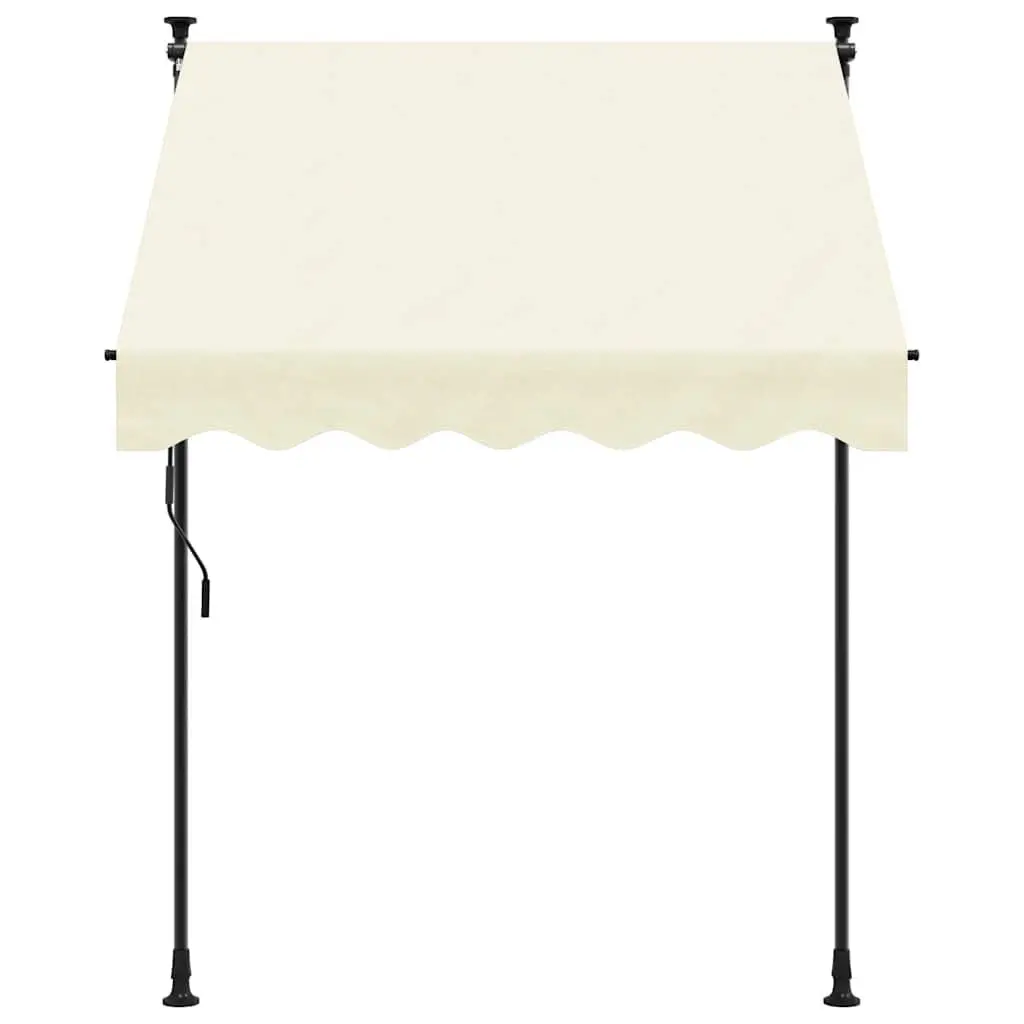 Retractable Awning Cream 200x115 cm