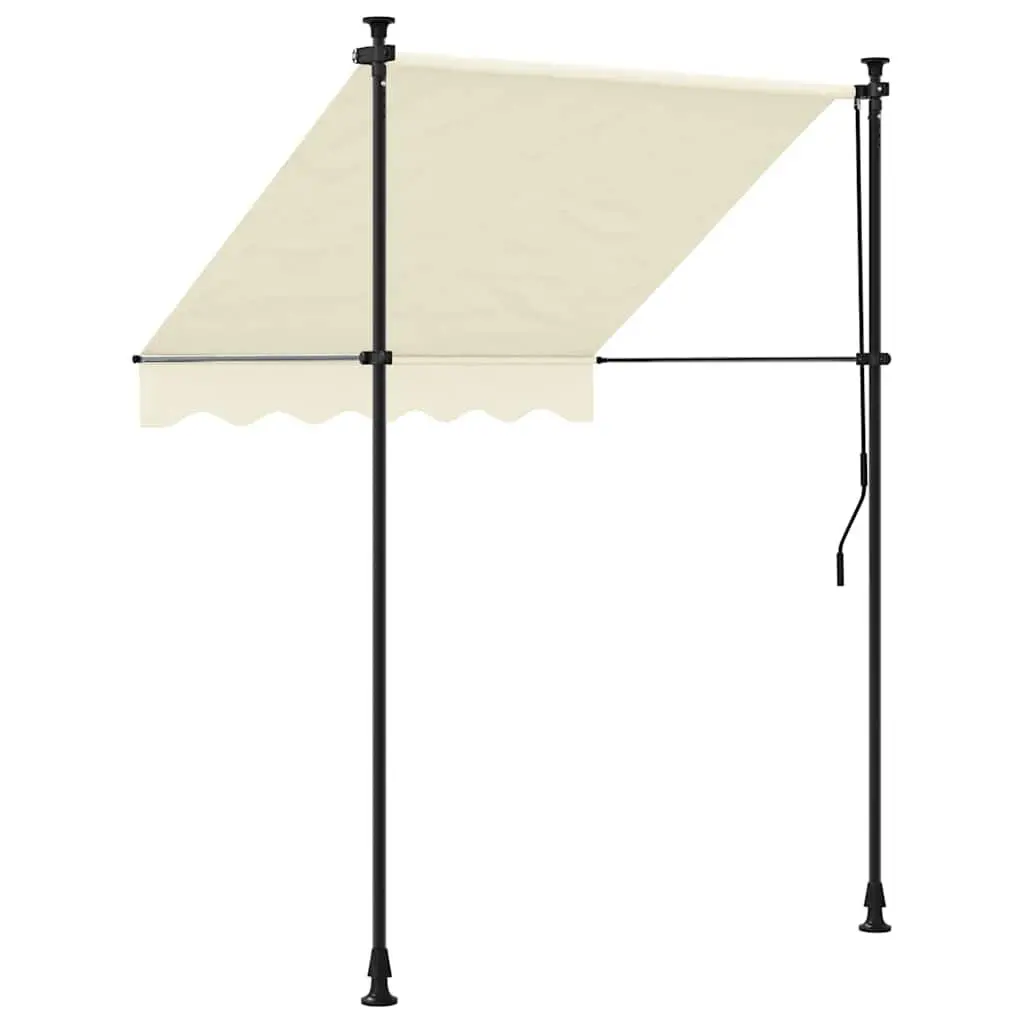 Retractable Awning Cream 200x115 cm
