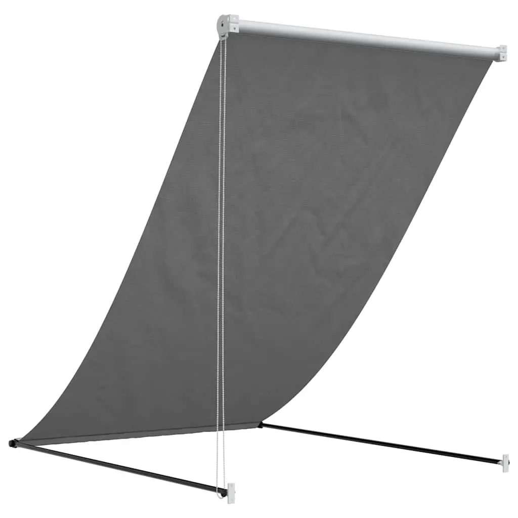 Retractable Awning Anthracite 100x150 cm Patio Shade
