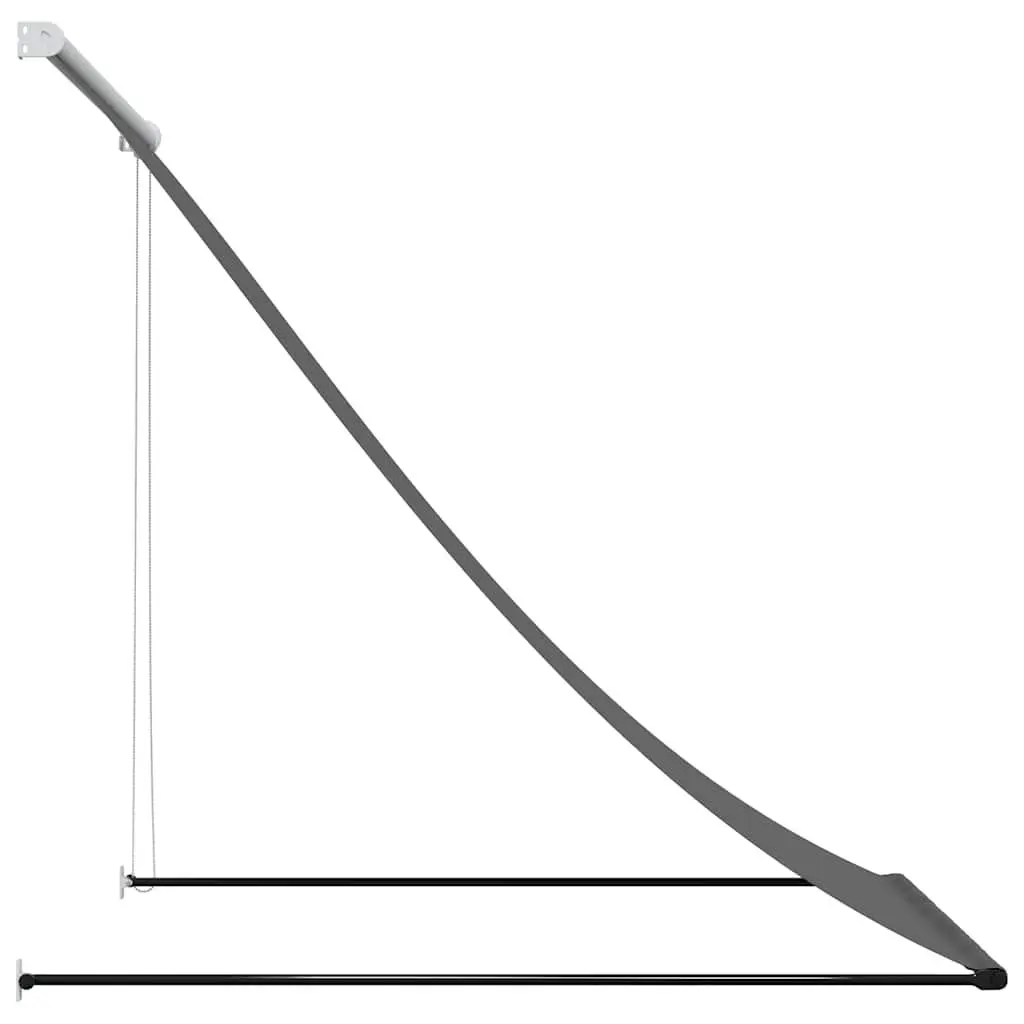 Retractable Awning Anthracite 100x150 cm Patio Shade