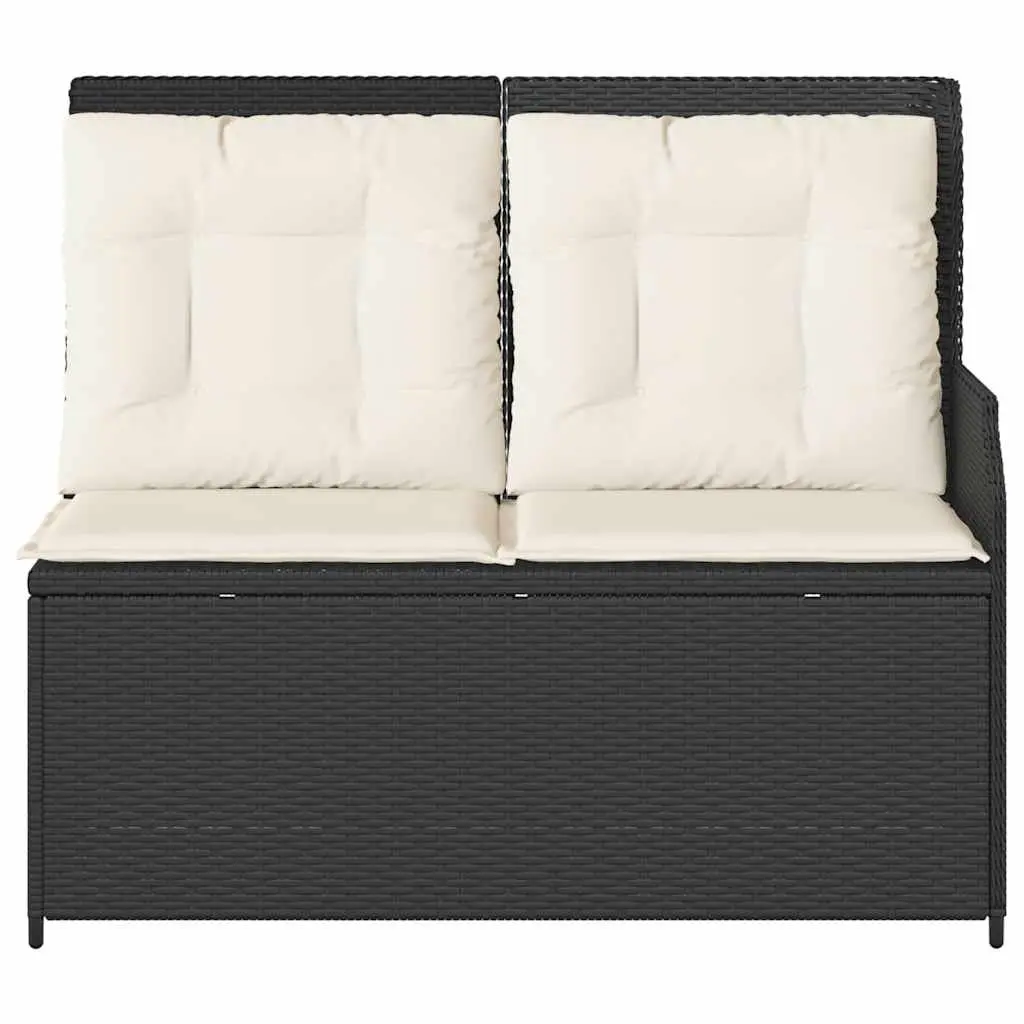 Reclining Garden Bench with Adjustable Backrest