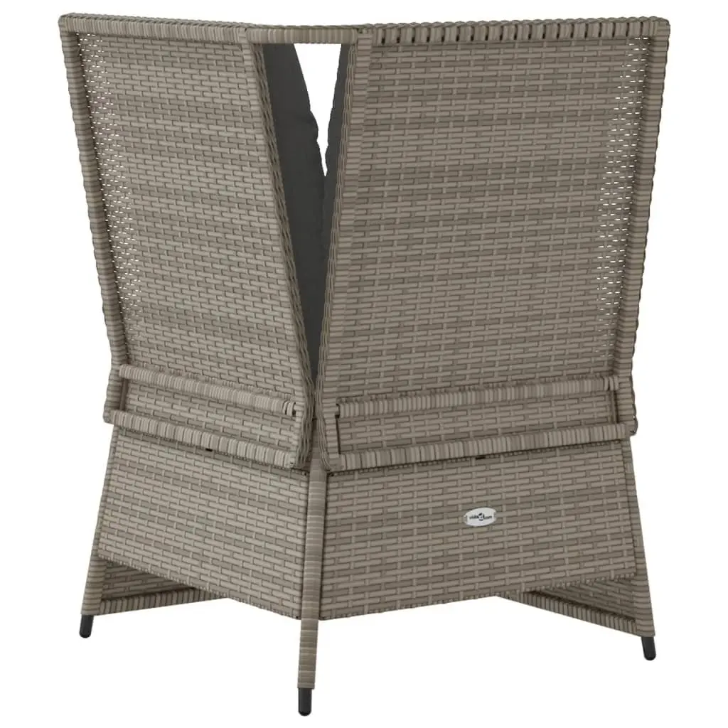 Grey Modular Garden Corner Sofa with Cushions