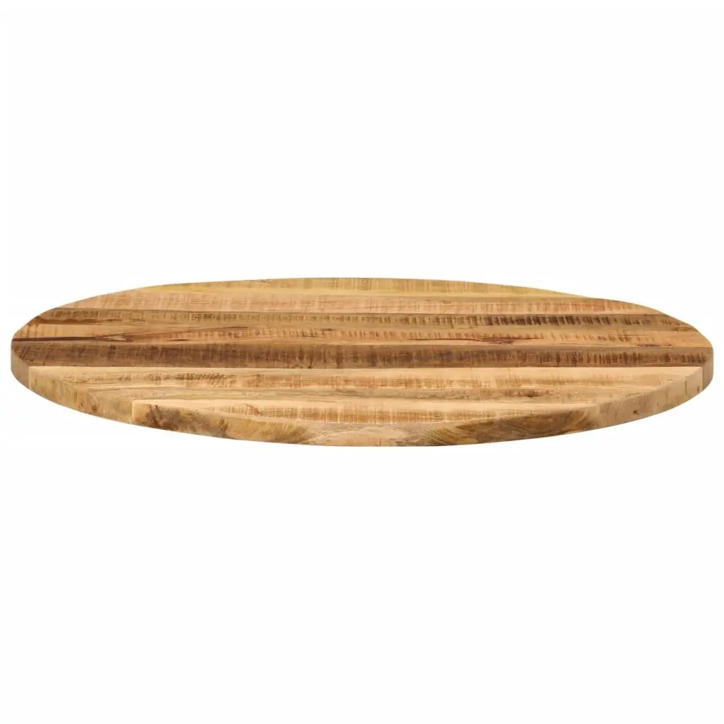 Round Mango Wood Table Top Ø 70cm for Dining