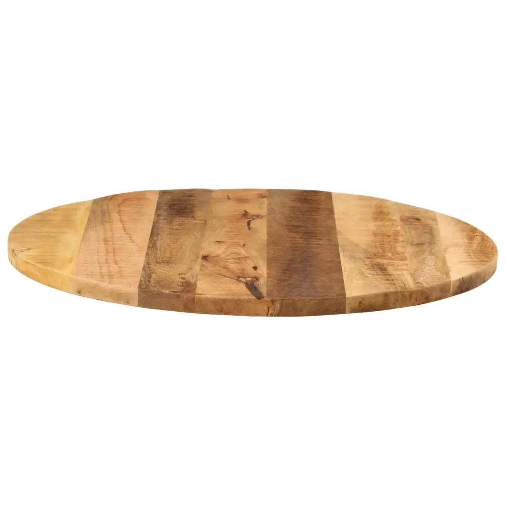 Round Mango Wood Table Top Ø 70cm for Dining